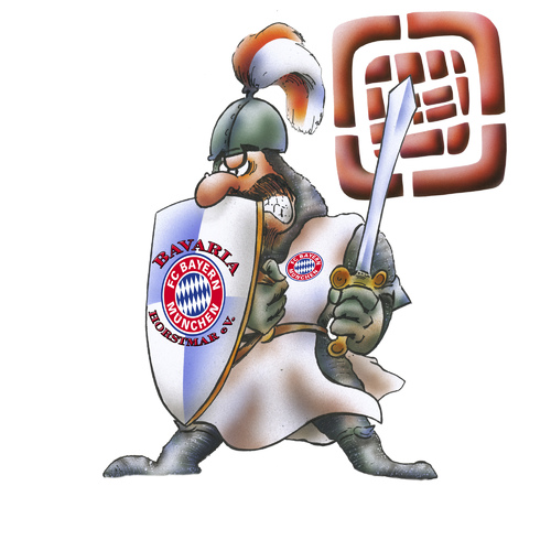 Cartoon: Bayern München (medium) by HSB-Cartoon tagged ritter,fußball,sport,fcb,bayern,münchen,valencia,fan,fanartikel,maskottchen,horstmar,fanclub,fußballspiel,champions,league,meister,meisterschaft,ritter,fußball,sport,fcb,bayern,münchen,valencia,fan,fanartikel,maskottchen,horstmar,fanclub,fußballspiel,champions,league,meister,meisterschaft