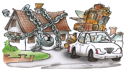 Cartoon: Einbruchschutz (medium) by HSB-Cartoon tagged einbruch,einbruchschutz,einbrecher,verbrecher,reise,ferien,urlaubsreise,hausüberwachung,abschließen,sicherheit,autoreise,sicherheitsvorkehrung,schulferien,ferienstart,urlaubsantritt,urlaubszeit,schutz,schlüsssel,schloß,heim,eigenheim,haus,einbruch,einbruchschutz,einbrecher,verbrecher,reise,ferien,urlaubsreise,hausüberwachung,abschließen,sicherheit,autoreise,sicherheitsvorkehrung,schulferien,ferienstart,urlaubsantritt,urlaubszeit,schutz,schlüsssel,schloß,heim,eigenheim,haus