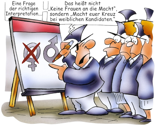 Cartoon: Frauenquote (medium) by HSB-Cartoon tagged frauenquote,frauen,an,die,macht,vorstandsposten,vorstand,abteilungsleiterin,marketing,bewerberin,machtposition,männergesellschaft,stellenbewerberin,stellenausschreibung,bewerbung,stellenbewerbung,vorstandsetage,wahl,postenschachern,hsbcartoon,karikatur,frauenquote,frauen,an,die,macht,vorstandsposten,vorstand,abteilungsleiterin,marketing,bewerberin,machtposition,männergesellschaft,stellenbewerberin,stellenausschreibung,bewerbung,stellenbewerbung,vorstandsetage,wahl,postenschachern,hsbcartoon,karikatur