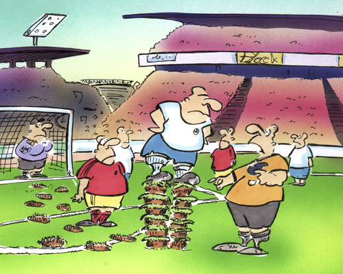 Fußballschuhe By HSB-Cartoon | Sports Cartoon | TOONPOOL