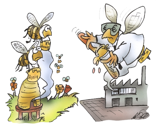 Cartoon: Honig (medium) by HSB-Cartoon tagged honig,imker,honigproduzent,natur,künstlich,panschen,karikatur,supermarkt,hofladen,bienen,imkern,bienenstock,nahrung,produktion,produzieren,honigglas,discounter,cartoon,fabrik,nahrungsmittel,blumen,bestäuben,biochemie,chemiker,labor,blumenwiese,honig,imker,honigproduzent,natur,künstlich,panschen,karikatur,supermarkt,hofladen,bienen,imkern,bienenstock,nahrung,produktion,produzieren,honigglas,discounter,cartoon,fabrik,nahrungsmittel,blumen,bestäuben,biochemie,chemiker,labor,blumenwiese