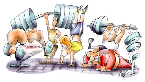 Cartoon: in the gym (medium) by HSB-Cartoon tagged fit,fitness,gym,weightlifting,pushups,handstand,sport,fitnesscenter,fitnessbude,morgensport,abendsport,athlet,ethletik,breitensport,cartoon,sportcartoon,fit,fitness,gym,weightlifting,pushups,handstand,sport,fitnesscenter,fitnessbude,morgensport,abendsport,athlet,ethletik,breitensport,cartoon,sportcartoon