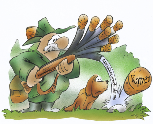 Cartoon: Jagdgesetze (medium) by HSB-Cartoon tagged förster,jäger,jagd,jagdgesetz,waidwerk,waidmann,jagdewehr,waffe,jagdverband,jägerlatei,karikaturist,cartoonmotiv,jagdhung,wild,wildabschuß,jagdvereinjagdvereinigung,jagdausrüster,jagdwaffe,nauturschutz,naturverband,waid,pirsch,pirschgang,jagd,jäger,förster,jagdgesetz,waidwerk,waidmann,jagdewehr,waffe,jagdverband,jägerlatei,karikaturist,cartoonmotiv,jagdhung,wild,wildabschuß,jagdvereinjagdvereinigung,jagdausrüster,jagdwaffe,nauturschutz,naturverband,waid,pirsch,pirschgang