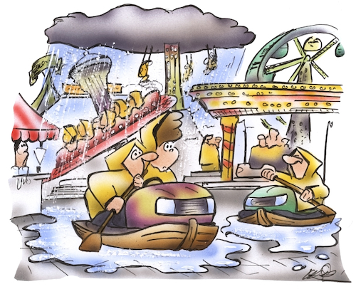 Cartoon: Kirmeswetter (medium) by HSB-Cartoon tagged kirmes,jahrmarkt,regen,regenwetter,autoscooter,jahrmarktbude,kirmesveranstaltung,stadtfest,boot,wetterlage,regenschauer,kirmes,jahrmarkt,regen,regenwetter,autoscooter,jahrmarktbude,kirmesveranstaltung,stadtfest,boot,wetterlage,regenschauer