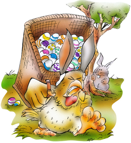 Cartoon: Osterhase und -huhn (medium) by HSB-Cartoon tagged ostern,froheostern,osterhase,osterhuhn,hase,huhn,eier,eiersuche,eierlegen,rückgang,feldhase,camouflage,direktvermarktung,vermarktung,erzeuger,landwirtschaft,hsb,hsbc,hsbcartoon,karikaturist,karikaturzeichner,chicken,hen,rabbit,hare,easter,happyeaster,eggs,search,nature,ostern,froheostern,osterhase,osterhuhn,hase,huhn,eier,eiersuche,eierlegen,rückgang,feldhase,camouflage,direktvermarktung,vermarktung,erzeuger,landwirtschaft,hsb,hsbc,hsbcartoon,karikaturist,karikaturzeichner,chicken,hen,rabbit,hare,easter,happyeaster,eggs,search,nature