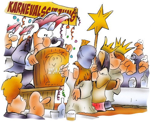 Cartoon: Sternsinger zu Karneval (medium) by HSB-Cartoon tagged airbrush,cartoon,fasching,feiern,früh,hsb,hsbcartoon,karikatur,karneval,karnevalssitzung,karnevalszeit,kirche,kurz,lokalkarikatur,neujahr,prunksitzung,sitzung,sternsinger,termin,termine,veranstaltung,verkleidung,airbrush,cartoon,fasching,feiern,früh,hsb,hsbcartoon,karikatur,karneval,karnevalssitzung,karnevalszeit,kirche,kurz,lokalkarikatur,neujahr,prunksitzung,sitzung,sternsinger,termin,termine,veranstaltung,verkleidung