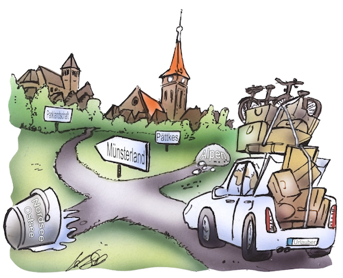 Cartoon: Urlaub im Münsterland (medium) by HSB-Cartoon tagged urlaub,urlaubsreise,münsterland,urlaubsregion,reise,ferien,erholung,schlösser,parklandschaft,münsterländer,erlebnisurlaub,genussurlaub,tourismus,touristik,urlaub,urlaubsreise,münsterland,urlaubsregion,reise,ferien,erholung,schlösser,parklandschaft,münsterländer,erlebnisurlaub,genussurlaub,tourismus,touristik