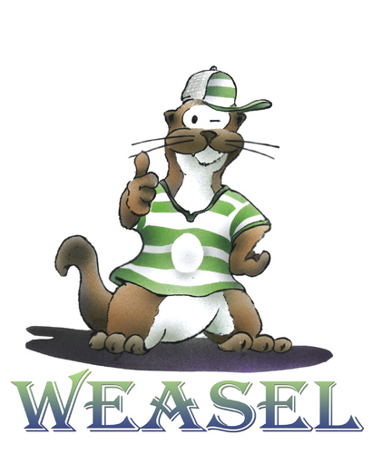 Cartoon: weasel (medium) by HSB-Cartoon tagged weasel,animal,coach,sport,mascot,maskotchen,wiesel,trainer,airbrush,airbrushmotiv,airbrushillustration,weasel,animal,coach,sport,mascot,maskotchen,wiesel,trainer,airbrush,airbrushmotiv,airbrushillustration