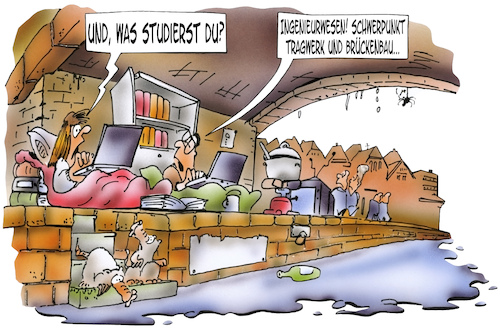 Cartoon: Wohnungsnot (medium) by HSB-Cartoon tagged student,studenten,studentenwohnung,studentenzimmer,studentenbude,uni,universität,mietwohnung,vermieter,mieter,vermietung,makler,wohnraum,wohnungsmakler,mietshaus,wohnraumvermittler,campus,brücke,penner,schlafplatz,cartoon,karikatur,semester,seminar,bildung,fachhochschule,fh,student,studenten,studentenwohnung,studentenzimmer,studentenbude,uni,universität,mietwohnung,vermieter,mieter,vermietung,makler,wohnraum,wohnungsmakler,mietshaus,wohnraumvermittler,campus,brücke,penner,schlafplatz,cartoon,karikatur,semester,seminar,bildung,fachhochschule,fh