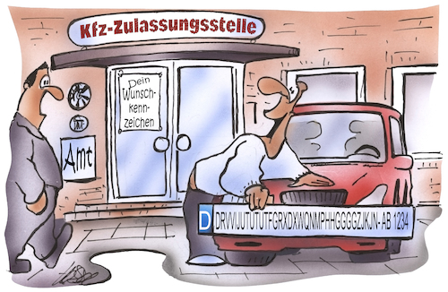 Wunschkenzeichen