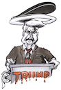 Cartoon: Donald Trump (small) by HSB-Cartoon tagged donald,trump,heilig,heiliger,heiligenschein,präsident,präsidentschaftskandidat,republikaner,rednerpult,politik,klo,toilette,präsidentenwahl,usa,amerika,hass,wahlen,election,president,white,house