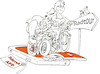 Cartoon: Fahrrad App (small) by HSB-Cartoon tagged radtour,fahrradapp,app,radler,radfahrer,radweg,entdecken,handy,radregion,radfahrregion,radfahrerin,treckingrad,radurlaub