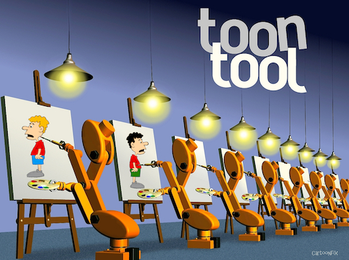 Cartoon: ToonTool (medium) by Cartoonfix tagged toon,tool,ki