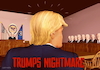 Cartoon: Trumps Nightmare (small) by Cartoonfix tagged trump,strafprozess,richter,geschworene