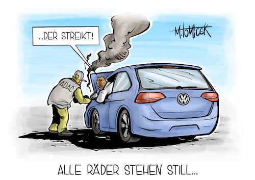 Alle Räder stehen still...