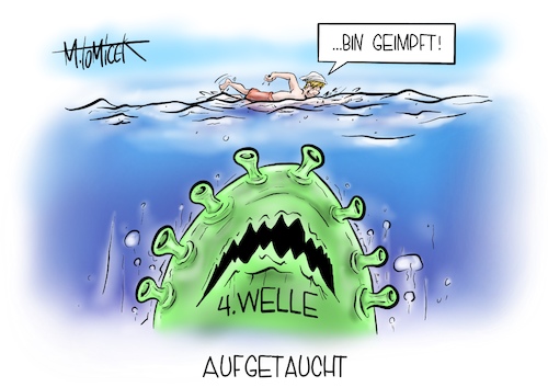 Cartoon: Aufgetaucht (medium) by Mirco Tomicek tagged rki,robert,koch,institut,pandemie,corona,vierte,welle,coronawelle,pandemiewelle,inzidenz,inzidenzwert,steigt,steigend,ansteckung,infektion,zahlen,bericht,deutschland,coronalage,impfstrategie,impfwillig,impfung,geimpft,geimpfte,impfstoff,weißer,hai,shark,jaws,michel,cartoon,karikatur,pressekarikatur,mirco,tomicek,rki,robert,koch,institut,pandemie,corona,vierte,welle,coronawelle,pandemiewelle,inzidenz,inzidenzwert,steigt,steigend,ansteckung,infektion,zahlen,bericht,deutschland,coronalage,impfstrategie,impfwillig,impfung,geimpft,geimpfte,impfstoff,weißer,hai,shark,jaws,michel,cartoon,karikatur,pressekarikatur,mirco,tomicek