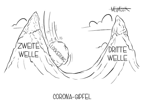 Cartoon: Corona-Gipfel (medium) by Mirco Tomicek tagged corona,gipfel,bund,länder,angela,merkel,covid19,virus,viren,lockerung,lockerungen,shutdown,lockdown,pandemie,maßnahmen,tests,schule,schulen,schüler,lehrer,verhandlung,regeln,regelungen,cartoon,karikatur,pressekarikatur,mirco,tomicek,corona,gipfel,bund,länder,angela,merkel,covid19,virus,viren,lockerung,lockerungen,shutdown,lockdown,pandemie,maßnahmen,tests,schule,schulen,schüler,lehrer,verhandlung,regeln,regelungen,cartoon,karikatur,pressekarikatur,mirco,tomicek