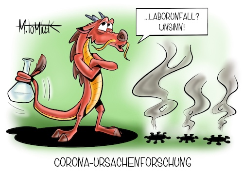 Cartoon: Corona-Ursachenforschung (medium) by Mirco Tomicek tagged corona,ursache,ursachenforschung,forschung,neu,aufklären,joe,biden,usa,us,präsident,cia,china,labor,labore,laborunfall,unfall,ursprung,virus,pandemie,viren,übertragung,geheimdienst,beauftragt,disney,mulan,mushu,cartoon,karikatur,pressekarikatur,mirco,tomicek,corona,ursache,ursachenforschung,forschung,neu,aufklären,joe,biden,usa,us,präsident,cia,china,labor,labore,laborunfall,unfall,ursprung,virus,pandemie,viren,übertragung,geheimdienst,beauftragt,disney,mulan,mushu,cartoon,karikatur,pressekarikatur,mirco,tomicek