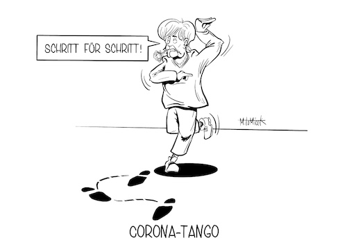 Cartoon: Corona Tango (medium) by Mirco Tomicek tagged angela,merkel,sommer,pressekonferenz,konferenz,presse,kanzlerin,bundeskanzlerin,herausforderung,corona,coronakrise,pandemie,covid19,ziele,virus,infiziert,cartoon,karikatur,mirco,tomicek,angela,merkel,sommer,pressekonferenz,konferenz,presse,kanzlerin,bundeskanzlerin,herausforderung,corona,coronakrise,pandemie,covid19,ziele,virus,infiziert,cartoon,karikatur,mirco,tomicek