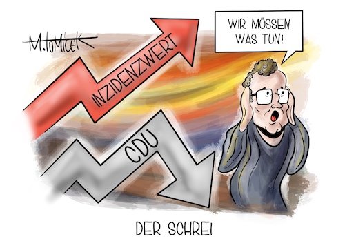 Cartoon: Der Schrei (medium) by Mirco Tomicek tagged jens,spahn,cdu,karl,lauterbach,inzidenz,inzidenzwert,wert,werte,steigende,zahlen,zahl,fallzahl,infektionen,neuinfektionen,infektionszahlen,neu,corona,covid19,virus,pandemie,harter,lockdown,shutdown,schließung,schule,ostern,reise,gesundheit,gesundheitsminister,der,schrei,cartoon,karikatur,pressekarikatur,mirco,tomicek,jens,spahn,cdu,karl,lauterbach,inzidenz,inzidenzwert,wert,werte,steigende,zahlen,zahl,fallzahl,infektionen,neuinfektionen,infektionszahlen,neu,corona,covid19,virus,pandemie,harter,lockdown,shutdown,schließung,schule,ostern,reise,gesundheit,gesundheitsminister,der,schrei,cartoon,karikatur,pressekarikatur,mirco,tomicek