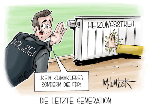 Cartoon: Die letzte Generation (medium) by Mirco Tomicek tagged die,letzte,generation,klima,klimakleber,klebstoff,klimaaktivisten,aktivisten,klimaschutz,heizung,heizungsgesetz,gesetz,streit,heizungsstreit,koalition,ampel,ampelkoalition,robert,habeck,fdp,polizei,razzia,cartoon,karikatur,pressekarikatur,mirco,tomicek,die,letzte,generation,klima,klimakleber,klebstoff,klimaaktivisten,aktivisten,klimaschutz,heizung,heizungsgesetz,gesetz,streit,heizungsstreit,koalition,ampel,ampelkoalition,robert,habeck,fdp,polizei,razzia,cartoon,karikatur,pressekarikatur,mirco,tomicek