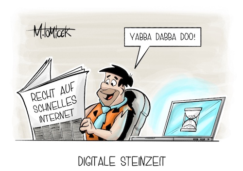 Cartoon: Digitale Steinzeit (medium) by Mirco Tomicek tagged recht,auf,schnelles,internet,bundestag,netz,ausbau,web,internetausbau,glasfaser,dsl,geschwindigkeit,pc,digital,surfen,online,feuerstein,flintstones,cartoon,karikatur,pressekarikatur,mirco,tomicek,recht,auf,schnelles,internet,bundestag,netz,ausbau,web,internetausbau,glasfaser,dsl,geschwindigkeit,pc,digital,surfen,online,feuerstein,flintstones,cartoon,karikatur,pressekarikatur,mirco,tomicek