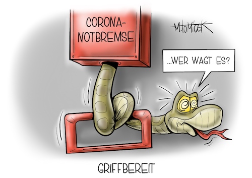 Cartoon: Griffbereit (medium) by Mirco Tomicek tagged corona,notbremse,coronanotbremse,not,bremse,coronabremse,covid19,virus,pandemie,lockdown,shutdown,verschärfungen,verschärfung,maßnahmen,inzidenzwert,inzidenz,rki,wert,länder,bund,deutschland,regeln,cartoon,karikatur,pressekarikatur,mirco,tomicek,corona,notbremse,coronanotbremse,not,bremse,coronabremse,covid19,virus,pandemie,lockdown,shutdown,verschärfungen,verschärfung,maßnahmen,inzidenzwert,inzidenz,rki,wert,länder,bund,deutschland,regeln,cartoon,karikatur,pressekarikatur,mirco,tomicek