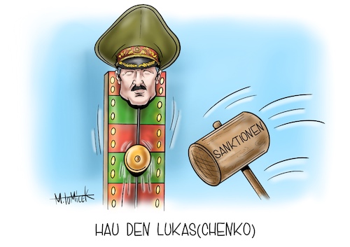 Hau den Lukaschenko By Mirco Tomicek | Politics Cartoon ...