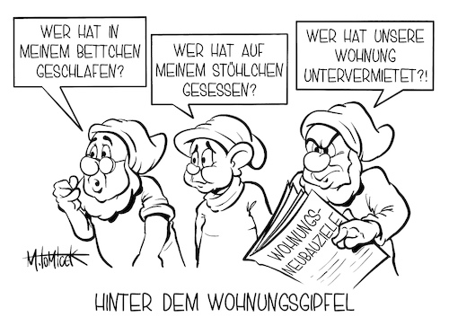 Hinter dem Wohnungsgipfel