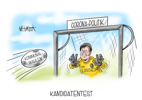 Cartoon: Kandidatentest (medium) by Mirco Tomicek tagged kommunalwahlen,kommunal,wahlen,nrw,nordrhein,westfalen,armin,laschet,fußball,dfb,pokal,start,minister,düsseldorf,corona,politik,kanzlerkandidat,kanzlerfrage,kandidat,cartoon,karikatur,mirco,tomicek,kommunalwahlen,kommunal,wahlen,nrw,nordrhein,westfalen,armin,laschet,fußball,dfb,pokal,start,minister,düsseldorf,corona,politik,kanzlerkandidat,kanzlerfrage,kandidat,cartoon,karikatur,mirco,tomicek