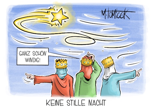 Cartoon: Keine stille Nacht (medium) by Mirco Tomicek tagged zoltan,sturm,stürmisch,deutschland,weihnachten,heiligen,drei,könige,stern,wind,windig,hochwasser,weihnachtsfest,cartoon,karikatur,pressekarikatur,mirco,tomicek,zoltan,sturm,stürmisch,deutschland,weihnachten,heiligen,drei,könige,stern,wind,windig,hochwasser,weihnachtsfest,cartoon,karikatur,pressekarikatur,mirco,tomicek