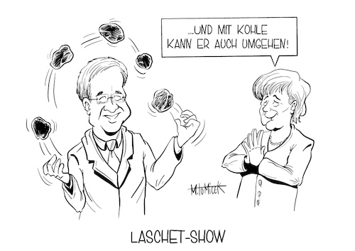 Laschet-Show By Mirco Tomicek | Politics Cartoon | TOONPOOL