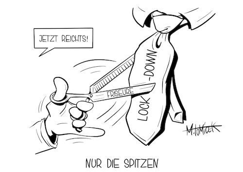 Nur die Spitzen