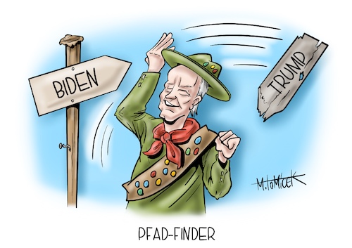 Cartoon: Pfad-Finder (medium) by Mirco Tomicek tagged joe,biden,kamala,harris,donald,trump,us,präsident,präsidentschaft,usa,amerika,arbeit,amt,amtwechsel,amtszeit,amtseinführung,weg,vereidigung,nachwirkung,pfadfinder,weißes,haus,washington,cartoon,karikatur,pressekarikatur,mirco,tomicek,joe,biden,kamala,harris,donald,trump,us,präsident,präsidentschaft,usa,amerika,arbeit,amt,amtwechsel,amtszeit,amtseinführung,weg,vereidigung,nachwirkung,pfadfinder,weißes,haus,washington,cartoon,karikatur,pressekarikatur,mirco,tomicek