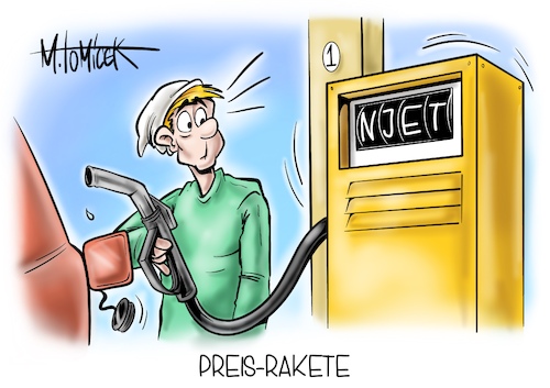 Cartoon: Preis-Rakete (medium) by Mirco Tomicek tagged ukraine,krieg,konflikt,krise,russland,wladimir,putin,benzin,diesel,preise,preis,öl,ölpreis,benzinpreis,dieselpreis,sprit,spritpreise,kraftstoff,tanken,tankstelle,zapfsäule,auto,cartoon,karikatur,pressekarikatur,mirco,tomicek,ukraine,krieg,konflikt,krise,russland,wladimir,putin,benzin,diesel,preise,preis,öl,ölpreis,benzinpreis,dieselpreis,sprit,spritpreise,kraftstoff,tanken,tankstelle,zapfsäule,auto,cartoon,karikatur,pressekarikatur,mirco,tomicek