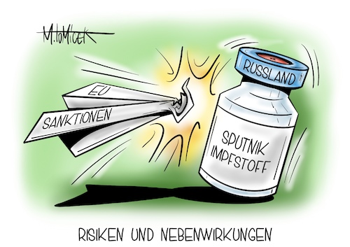 Cartoon: Risiken und Nebenwirkungen (medium) by Mirco Tomicek tagged eu,sanktion,sanktionen,russland,europa,alexej,nawalny,kremlkritiker,kreml,kritiker,politiker,impfstoff,impfung,impfmittel,sputnik,corona,covid19,virus,viren,putin,moskau,vergiftet,vergiftung,verhaftet,demonstration,cartoon,karikatur,pressekarikatur,mirco,tomicek,eu,sanktion,sanktionen,russland,europa,alexej,nawalny,kremlkritiker,kreml,kritiker,politiker,impfstoff,impfung,impfmittel,sputnik,corona,covid19,virus,viren,putin,moskau,vergiftet,vergiftung,verhaftet,demonstration,cartoon,karikatur,pressekarikatur,mirco,tomicek