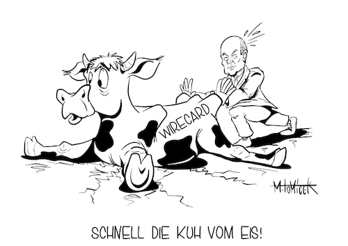 Cartoon: Schnell die Kuh vom Eis! (medium) by Mirco Tomicek tagged scholz,spd,kanzlerkandidat,wirecard,skandal,cum,ex,cumex,glaubwürdigkeit,politiker,image,finanzen,finanzminister,tiere,kuh,karikatur,cartoon,pressekarikatur,mirco,tomicek,scholz,spd,kanzlerkandidat,wirecard,skandal,cum,ex,cumex,glaubwürdigkeit,politiker,image,finanzen,finanzminister,tiere,kuh,karikatur,cartoon,pressekarikatur,mirco,tomicek