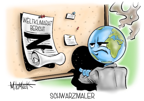 Cartoon: Schwarzmaler (medium) by Mirco Tomicek tagged weltklimarat,klimarat,bericht,welt,umwelt,natur,umweltschutz,naturschutz,klima,klimaschutz,rat,maßnahmen,klimakrise,gas,gaslieferung,kohle,energie,energien,ukraine,krieg,cartoon,karikatur,pressekarikatur,mirco,tomicek,weltklimarat,klimarat,bericht,welt,umwelt,natur,umweltschutz,naturschutz,klima,klimaschutz,rat,maßnahmen,klimakrise,gas,gaslieferung,kohle,energie,energien,ukraine,krieg,cartoon,karikatur,pressekarikatur,mirco,tomicek