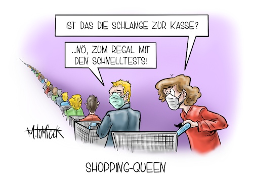 Shopping-Queen By Mirco Tomicek | Politics Cartoon | TOONPOOL