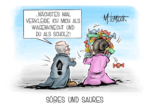 Cartoon: Süßes und Saures (medium) by Mirco Tomicek tagged sahra,wagenknecht,scholz,sondierung,sondierungsgespräche,sondierungen,thüringen,sachsen,spd,cdu,brombeer,bsw,landtagswahlen,wahlen,umfrage,wahl,landtagswahl,halloween,süßes,oder,saures,karikatur,pressekarikatur,cartoon,mirco,tomicek,sahra,wagenknecht,scholz,sondierung,sondierungsgespräche,sondierungen,thüringen,sachsen,spd,cdu,brombeer,bsw,landtagswahlen,wahlen,umfrage,wahl,landtagswahl,halloween,süßes,oder,saures,karikatur,pressekarikatur,cartoon,mirco,tomicek