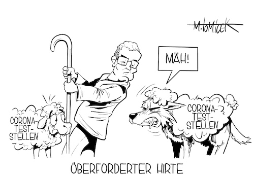 Überforderter Hirte