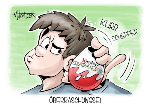 Cartoon: Überraschungsei (medium) by Mirco Tomicek tagged koalition,ampel,ampelkoalition,streit,kinder,kindergrundsicherung,grundsicherung,sicherung,bundestag,sommerpause,finanzen,finanzierung,familien,eltern,elterngeld,schule,schokolade,karikatur,pressekarikatur,cartoon,mirco,tomicek,koalition,ampel,ampelkoalition,streit,kinder,kindergrundsicherung,grundsicherung,sicherung,bundestag,sommerpause,finanzen,finanzierung,familien,eltern,elterngeld,schule,schokolade,karikatur,pressekarikatur,cartoon,mirco,tomicek