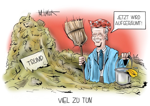 Cartoon: Viel zu tun (medium) by Mirco Tomicek tagged joe,biden,donald,trump,agenda,corona,krise,who,pandemie,migration,us,usa,president,präsident,präsidentschaftswahl,election,2020,wahl,wahlen,wähler,wahlkampf,electionday,vote,voting,amerika,america,neuer,united,states,kamala,harris,cartoon,karikatur,pressekarikatur,mirco,tomicek,joe,biden,donald,trump,agenda,corona,krise,who,pandemie,migration,us,usa,president,präsident,präsidentschaftswahl,election,2020,wahl,wahlen,wähler,wahlkampf,electionday,vote,voting,amerika,america,neuer,united,states,kamala,harris,cartoon,karikatur,pressekarikatur,mirco,tomicek