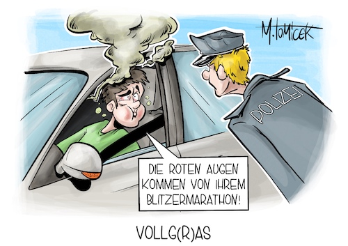 Cartoon: Vollgras (medium) by Mirco Tomicek tagged cannabis,grenzwert,auto,kfz,steuer,thc,hanf,legal,legalisierung,bußgeld,bußgeldkatalog,strafe,blitzer,blitzermarathon,marathon,geblitzt,polizei,polizeikontrolle,verkehr,verkehrsregeln,konsum,karikatur,pressekarikatur,cartoon,mirco,tomicek,cannabis,grenzwert,auto,kfz,steuer,thc,hanf,legal,legalisierung,bußgeld,bußgeldkatalog,strafe,blitzer,blitzermarathon,marathon,geblitzt,polizei,polizeikontrolle,verkehr,verkehrsregeln,konsum,karikatur,pressekarikatur,cartoon,mirco,tomicek