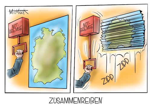 Cartoon: Zusammenreißen (medium) by Mirco Tomicek tagged bundes,notbremse,not,bremse,bremsen,infektionsschutzgesetz,infektion,schutzgesetz,schutz,gesetz,bundesregierung,bund,kabinett,einheitliche,regelung,einschränkungen,nächtliche,ausgangsbeschränkungen,ausgangs,beschränkungen,ausgangssperre,sperre,maßnahmen,lockdown,shutdown,verschärfungen,deutschland,eindämmung,pandemie,corona,covid19,virus,cartoon,karikatur,pressekarikatur,mirco,tomicek,bundes,notbremse,not,bremse,bremsen,infektionsschutzgesetz,infektion,schutzgesetz,schutz,gesetz,bundesregierung,bund,kabinett,einheitliche,regelung,einschränkungen,nächtliche,ausgangsbeschränkungen,ausgangs,beschränkungen,ausgangssperre,sperre,maßnahmen,lockdown,shutdown,verschärfungen,deutschland,eindämmung,pandemie,corona,covid19,virus,cartoon,karikatur,pressekarikatur,mirco,tomicek