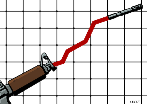 Cartoon: Arms industry (medium) by Enrico Bertuccioli tagged arms,armsindustry,business,armsbusiness,money,economy,war,worldwar,weapons,political,politicalcartoon,editorialcartoon,arms,armsindustry,business,armsbusiness,money,economy,war,worldwar,weapons,political,politicalcartoon,editorialcartoon