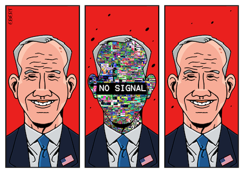 Cartoon: Joe and his defective memory (medium) by Enrico Bertuccioli tagged biden,joebiden,memory,usa,uspresidentialelections,2024uspresidentialelections,2024presidentialrally,defectivememory,power,control,government,usgovernment,democratic,democraticparty,political,politicalcartoon,editorialcartoon,biden,joebiden,memory,usa,uspresidentialelections,2024uspresidentialelections,2024presidentialrally,defectivememory,power,control,government,usgovernment,democratic,democraticparty,political,politicalcartoon,editorialcartoon