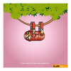 Cartoon: Cool! (small) by Giuseppe Scapigliati tagged bradi,pit,bradipo,sloth,lentezza,amore,green,ironman