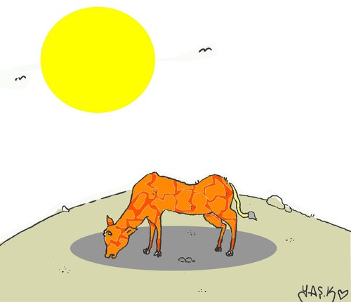 Cartoon: drought (medium) by yasar kemal turan tagged drought