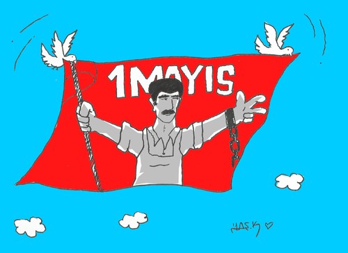 Cartoon: freedom (medium) by yasar kemal turan tagged freedom